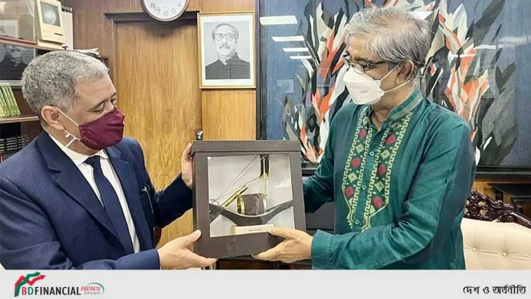 টেলিযোগাযোগমন্ত্রীর সঙ্গে আলজেরিয়ার রাষ্ট্রদূতের সাক্ষাৎ