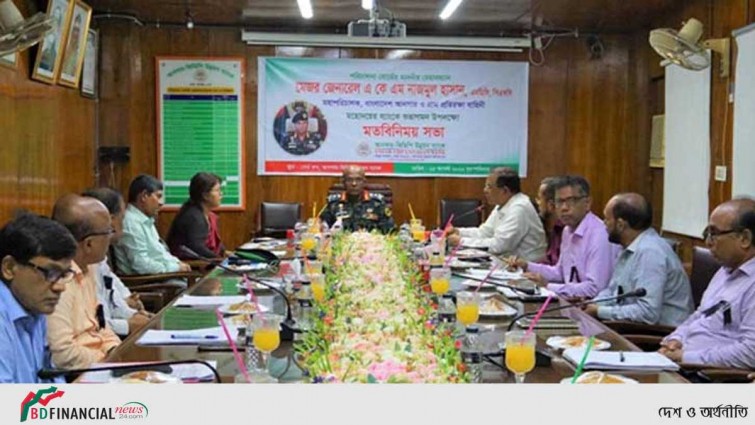 আনসার-ভিডিপি উন্নয়ন ব্যাংকের পরিচালনা বোর্ডের চেয়ারম্যানের সঙ্গে ব্যাংকের নির্বাহীদের মতবিনিময়