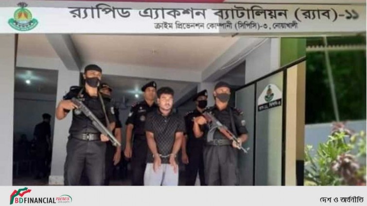 লক্ষীপুরে বৃদ্ধা নারীকে ধর্ষণের ঘটনায় ১জনকে গ্রেফতার করেছে র‍্যাব-১১