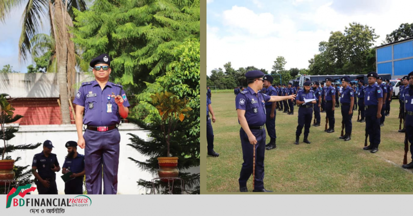 চুয়াডাঙ্গা জেলা পুলিশের সাপ্তাহিক মাস্টার প্যারেড অনুষ্ঠিত