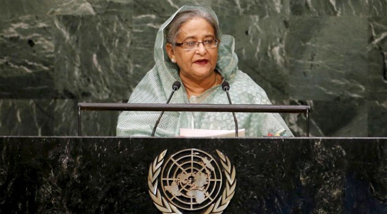 রোহিঙ্গা সংকট সমাধানে জাতিসংঘে ৫ প্রস্তাব শেখ হাসিনার