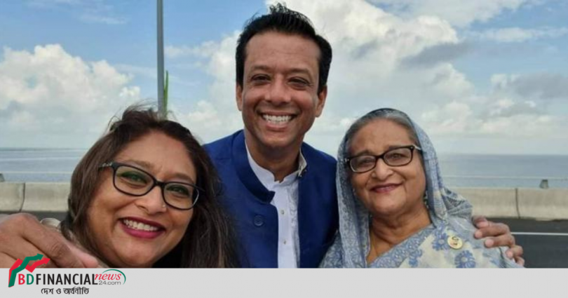 পদ্মা সেতুতে মেয়ের সেলফিতে প্রধানমন্ত্রী
