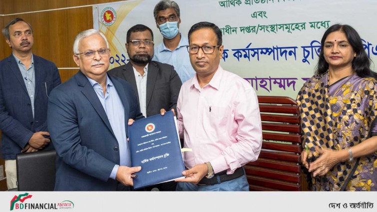 আর্থিক প্রতিষ্ঠান বিভাগের সঙ্গে বেসিক ব্যাংকের বার্ষিক কর্মসম্পাদন চুক্তি স্বাক্ষর