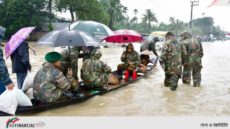 বন্যার্তদের সহায়তায় টোল ফ্রি নম্বর চালু সেনাবাহিনীর