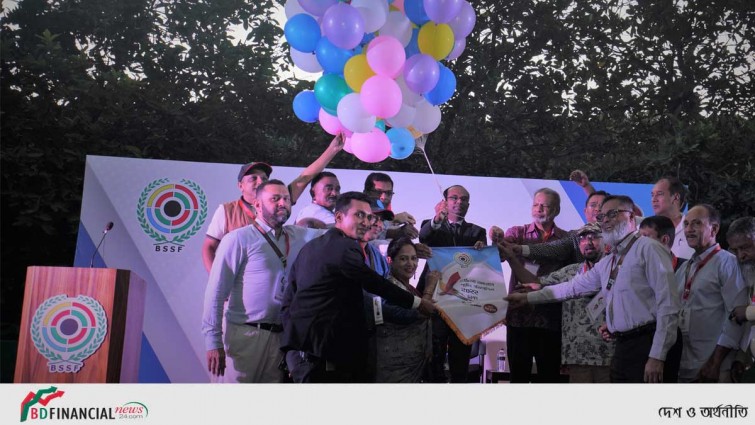 বসুন্ধরা গুঁড়া মশলার পৃষ্ঠপোষকতায় শুরু হলো ২৫তম আন্তঃক্লাব শ্যুটিং প্রতিযোগিতা