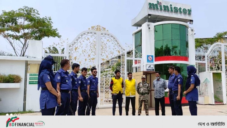 ইন্ডাস্ট্রিয়াল পুলিশ-৫ ময়মনসিংহে বন্ধ শিল্প কারখানাগুলোতে মনিটরিং
