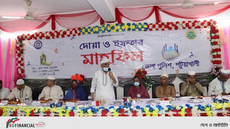 পটুয়াখালী জেলা পুলিশের ইফতার মাহফিল ও দোয়া