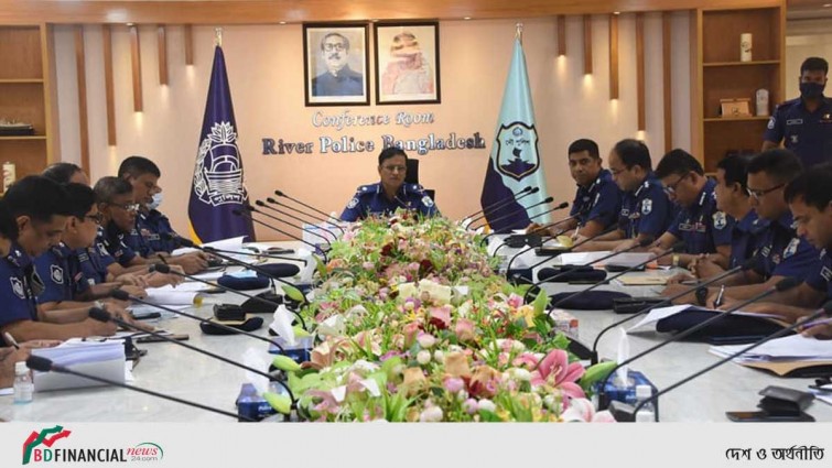 নৌ পুলিশ হেডকোয়াটার্স ঢাকায় মাসিক কল্যাণ ও অপরাধ সভা