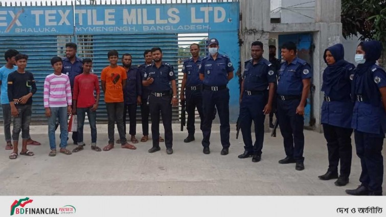 ময়মনসিংহ শিল্প এলাকায় আইনশৃঙ্খলা পরিস্থিতি মনিটরিং