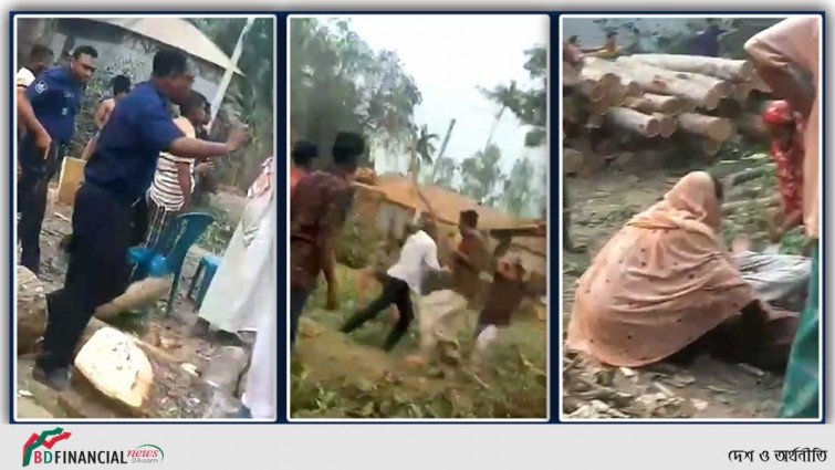 শেরপুরে পুলিশের উপস্থিতিতে কুপিয়ে হত্যা, ভিডিও ভাইরাল