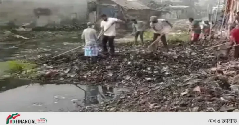 দশ দিনে জিরানি খাল হতে ২০ হাজার টন মাটি-বর্জ্য উত্তোলন: ডিএসসিসি