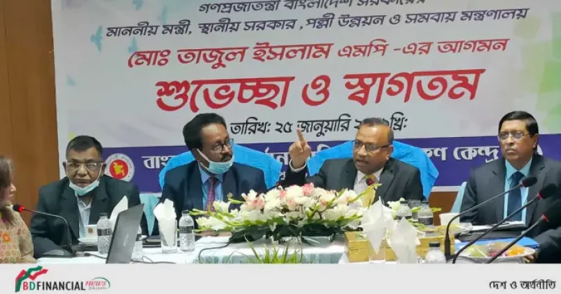 দক্ষ নির্মাণ শ্রমিক তৈরিতে হবে ত্রিপক্ষীয় চুক্তি: এলজিআরডি মন্ত্রী