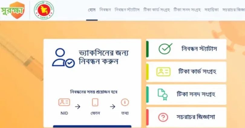 আগামীকাল বুধবার থেকে অনলাইনে টিকার নিবন্ধন শুরু