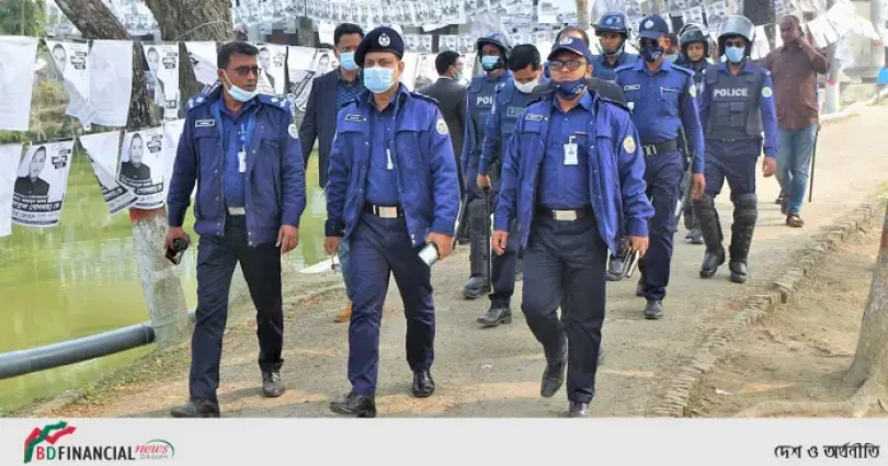 পৌরসভা নির্বাচন উপলক্ষে ভোট কেন্দ্র পরিদর্শন