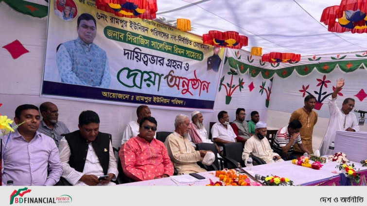 ইউপি চেয়ারম্যানের দায়িত্ব গ্রহণ করল সেতুমন্ত্রীর ভাগনে
