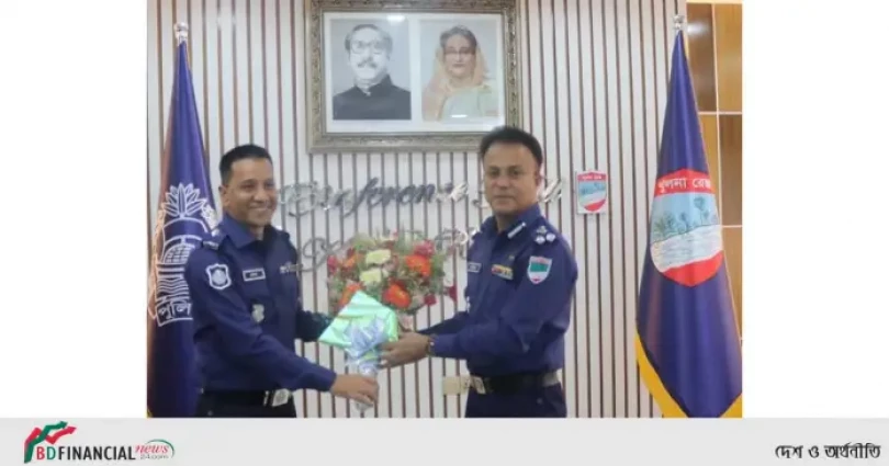 যশোরের নবাগত পুলিশ সুপার হিসাবে প্রলয় কুমার জোয়ারদার এর দায়িত্বভার গ্রহণ