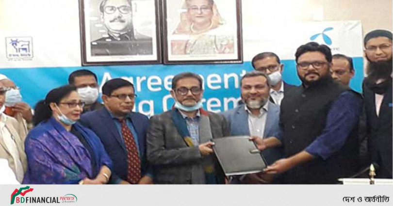 মিল্ক ভিটা ও গ্রামীণফোনের সমঝোতা চুক্তি সই