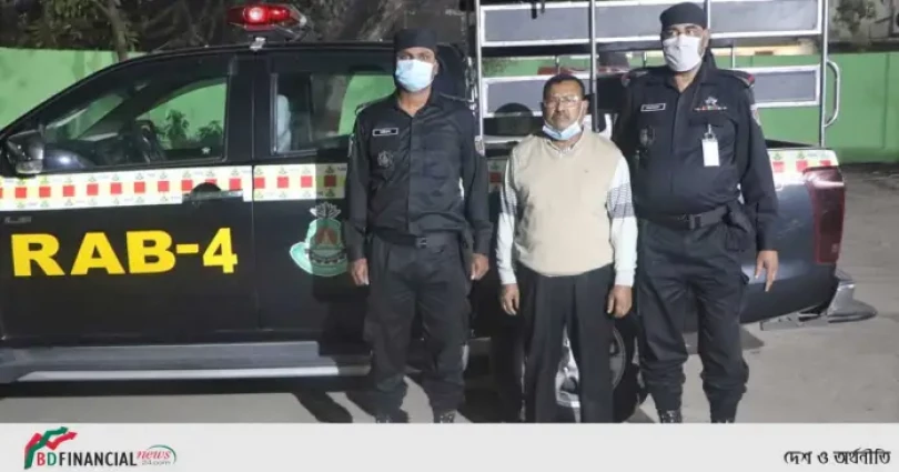 বিদেশি মদ, দেশি মদ ও বিয়ারসহ ১ মাদক ব্যবসায়ীকে গ্রেফতার করেছে র্যাব-৪