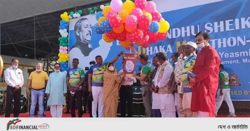‘বঙ্গবন্ধু শেখ মুজিব ঢাকা ম্যারাথন ২০২১’ উদ্ধোধন