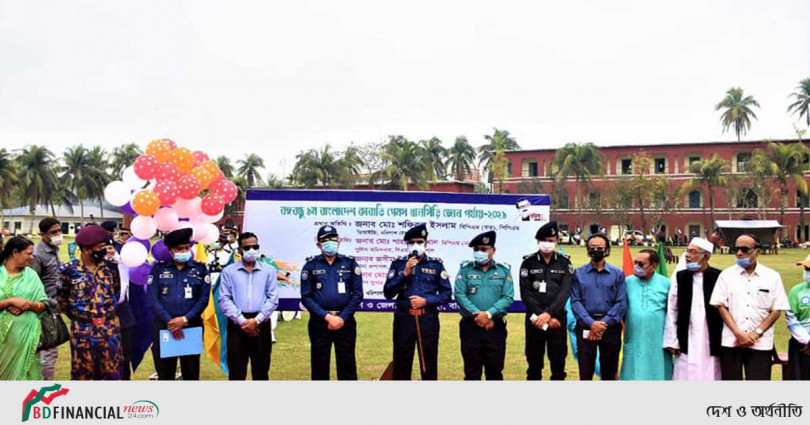 বঙ্গবন্ধু ৯ম বাংলাদেশ কাবাডি গেমস ধানসিঁড়ি জোন পর্যায়-২০২১ এর উদ্বোধন করলেন বরিশাল রেঞ্জ ডিআইজি  শফিকুল ইসলাম
