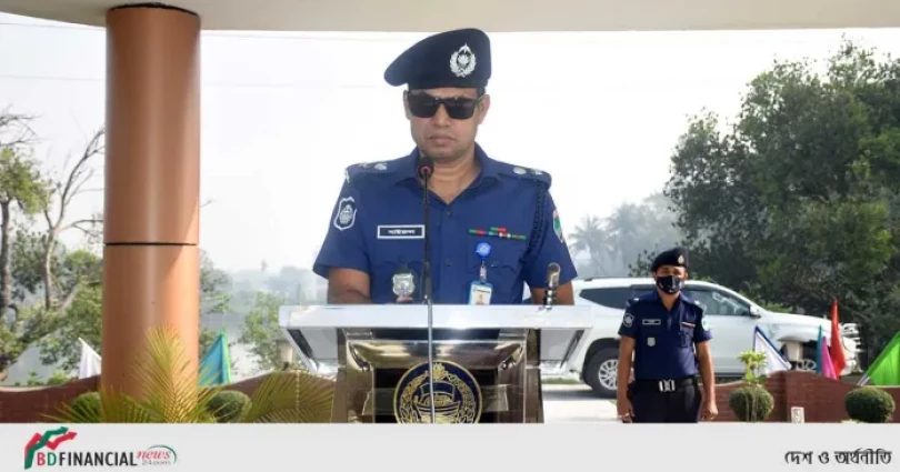 কুষ্টিয়া পুলিশ লাইন্স প্যারেড গ্রাউন্ডে মাস্টার প্যারেড অনুষ্ঠিত