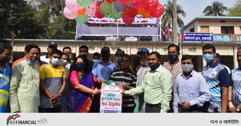 রাজবাড়ীতে স্বাধীনতার সুবর্ণ জয়ন্তীতে মুজিববর্ষ আন্তঃ বিভাগীয় টেনিস টুর্নামেন্ট