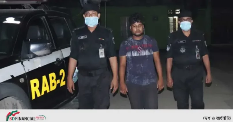 র‌্যাব-২ এর অভিযানে সোয়া কোটি টাকা মূল্যের হেরোইনসহ ১ জন মাদক ব্যবসায়ী গ্রেফতার