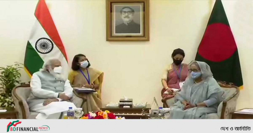 শেখ হাসিনা-নরেন্দ্র মোদী পাঁচটি সমঝোতা স্মারক সই