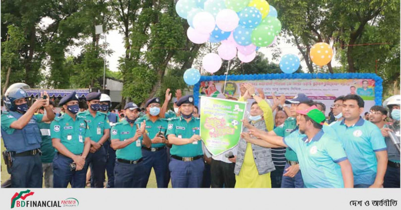 আন্তঃ ওয়ার্ড ফুটবল টুর্নামেন্ট উদ্বোধন করলেন রাজশাহী মেট্রোপলিটন পুলিশ কমিশনার