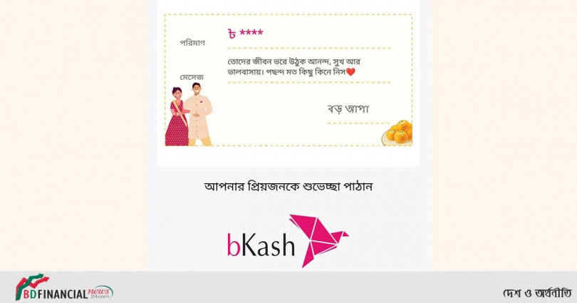 বিকাশ গ্রিটিংস কার্ড : টাকা পাঠানো হবে আরো স্মৃতিময়