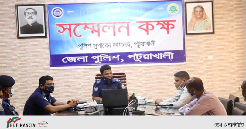 কোভিড-১৯ দ্বিতীয় ধাপ মোকাবেলায় গুরুত্বপূর্ণ দিক নির্দেশনা দিলেন পটুয়াখালীর পুলিশ সুপার