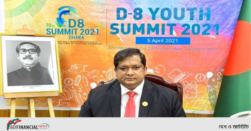 ডি-এইট যুব ফোরামের চেয়ারম্যানের দায়িত্ব নিলেন জাহিদ আহসান রাসেল