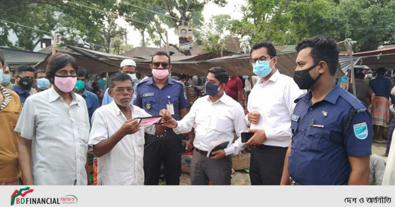 সংক্রমণ প্রতিরোধে সরকারি নির্দেশনা পালনে রাজবাড়ী জেলা প্রশাসন এর কার্যক্রম অব্যাহত