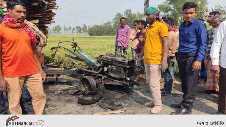 পাওয়ার টিলারের চাকায় পিষ্ট হয়ে শিশুর মৃত্যু