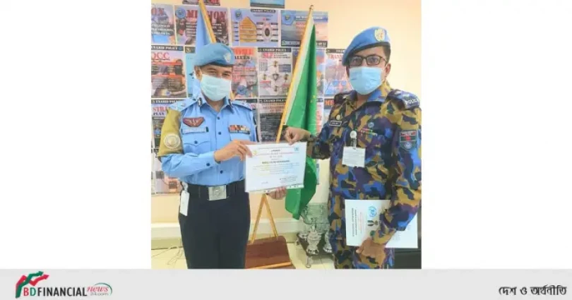 বাংলাদেশ পুলিশ পেলো জাতিসংঘ শান্তিরক্ষা মিশনে শ্রেষ্ঠ ফরমড পুলিশ ইউনিট কমান্ডারের খেতাব