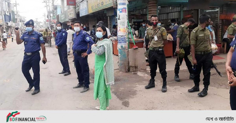 লকডাউন নিশ্চিতকরণে রংপুরের সব উপজেলায় মোবাইল কোর্ট পরিচালনা