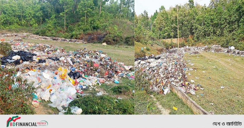 ইকোপার্কে ফেলা হচ্ছে পৌরসভার বর্জ্য!