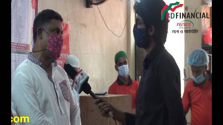 লকডাউনে ঢাকার বেইলি রোডের আজকের ইফতার বাজার