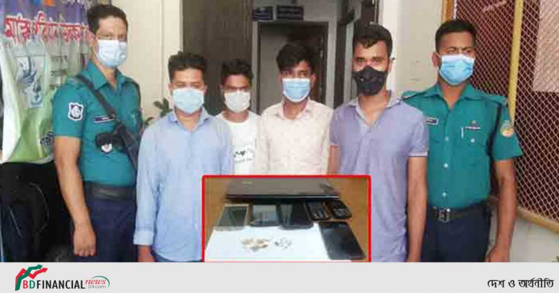 কোনাবাড়ীতে রিমান্ড শেষে চোর চক্রের ৪ সদস্যকে আদালতে প্রেরণ