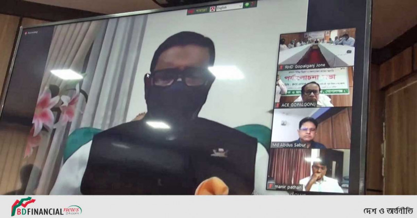 দীর্ঘদিন কাজ ফেলে রাখা ঠিকাদারদের বিরুদ্ধে আইনানুগ ব্যবস্থা নেয়া হবে: ওবায়দুল কাদের