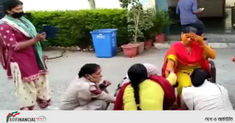 ভারতে ছুটি না পেয়ে থানাতেই পুলিশকর্মীর গায়ে হলুদ