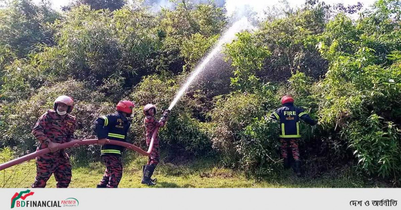 শ্রীমঙ্গলের লাউয়াছড়া জাতীয় উদ্যানে আগুন!