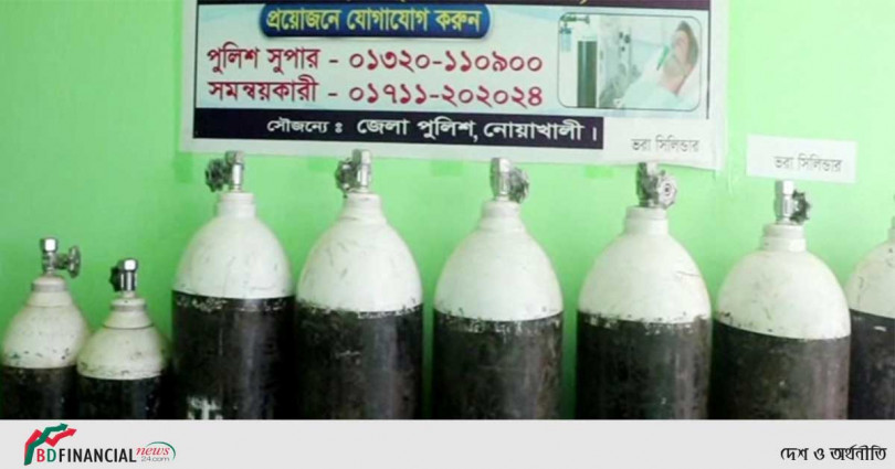 নোয়াখালী জেলা পুলিশের মানবিক অক্সিজেন ব্যাংক