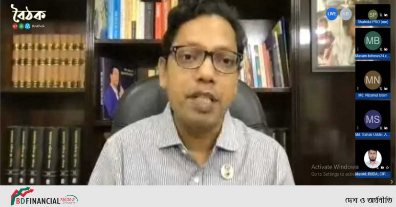 "বৈঠক" ভিডিও কনফারেন্স প্লাটফর্ম আত্মনির্ভরশীল ডিজিটাল বাংলাদেশের এক নতুন মাইলফলক: জুনাইদ আহমেদ পলক