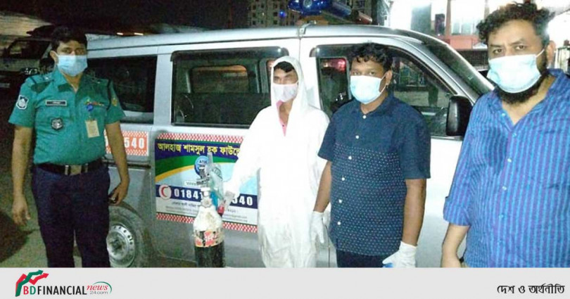চান্দগাঁও থানার অক্সিজেন ব্যাংক : শঙ্কামুক্ত হলেন ৬৫ বছর বয়সী করোনা রোগী
