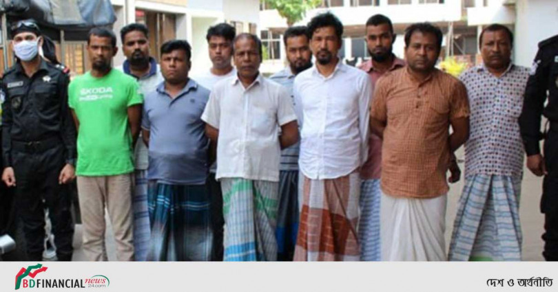 সিদ্ধিরগঞ্জে র্যাব-১১ এর হাতে ১০ জুয়াড়ি গ্রেফতার