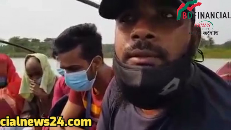 ভোলা-বরিশাল রুটে স্পিড বোটে চাঁদাবাজি,ই বর্ষা মৌসুমে নদী উত্তাল,নেই লাইফ জ্যাকেট