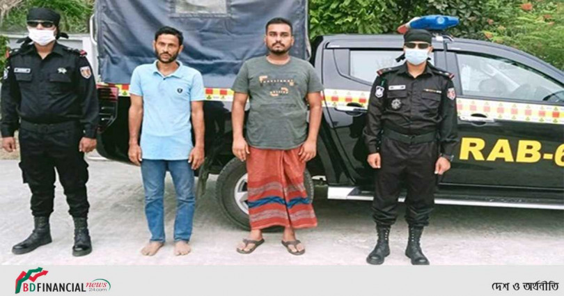 মোরেলগঞ্জে ইয়াবাসহ দুইজন আটক করেছে র্যাব-৬