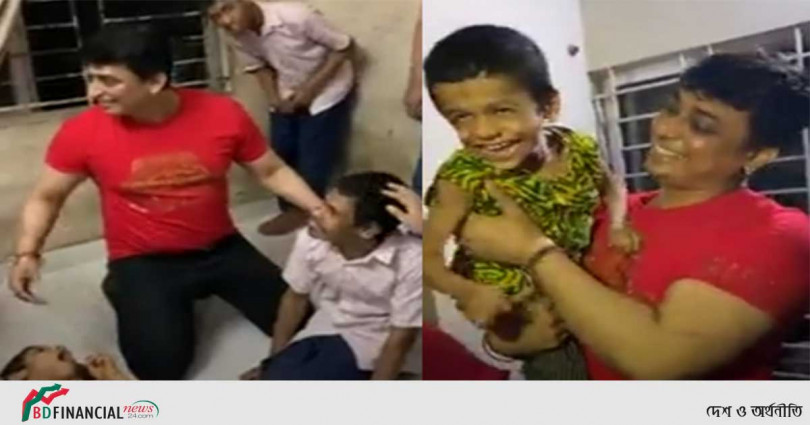 অটিস্টিক ও সুবিধাবঞ্চিত শিশুদের পাশে চিত্রনায়ক জায়েদ খান