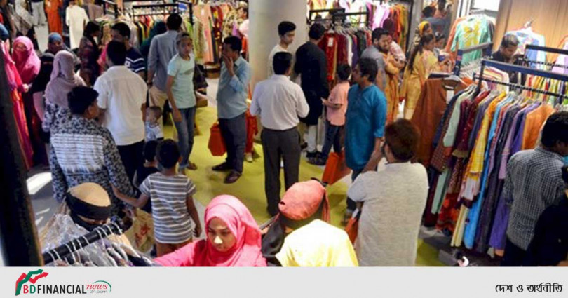 সিলেটের মার্কেটগুলোতে বাড়ছে ভিড়